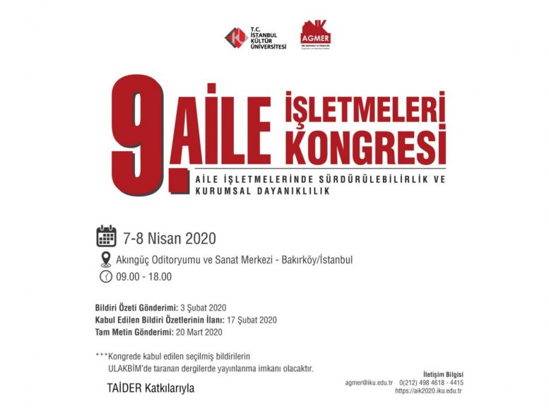 Aile işletmeleri, 9. Aile İşletmeleri Kongresi’nde masaya yatırılıyor